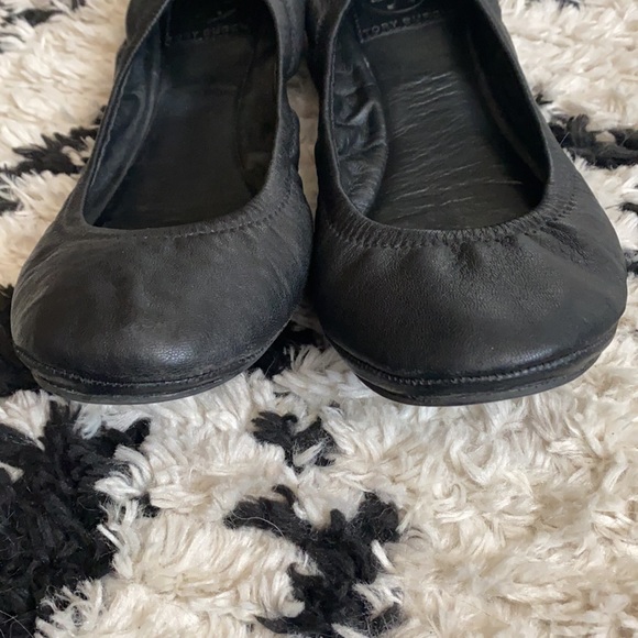 Black Tory Burch Eddie Ballet Flat - Picture 4 of 5